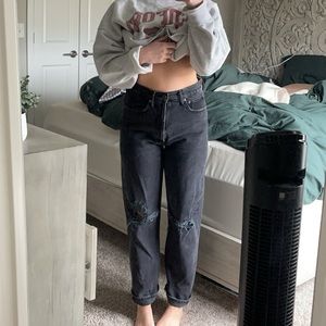 Agolde mid-rise distressed jean